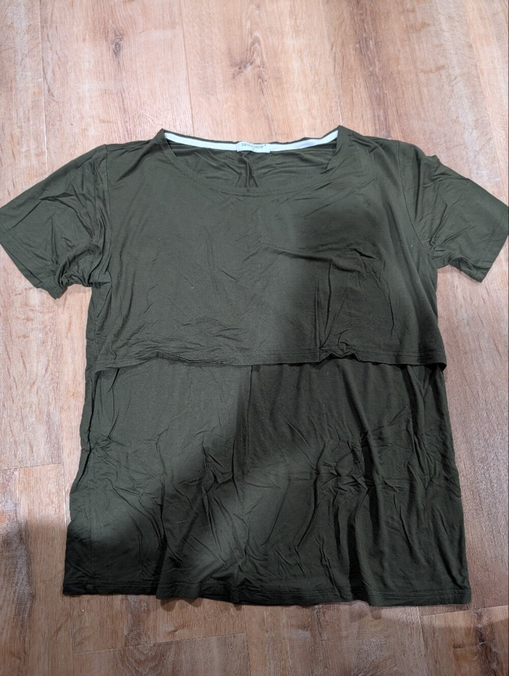Dark Green Nursing Top XL